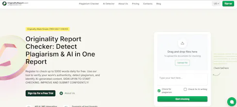 OriginalityReport: AI & Plagiarism Check gallery image