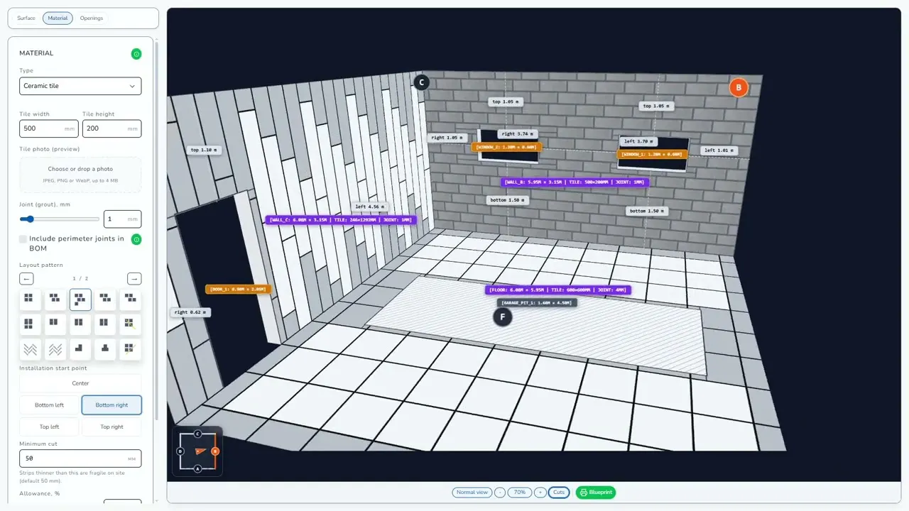 Scalarcut; Tile Layout Planner gallery image