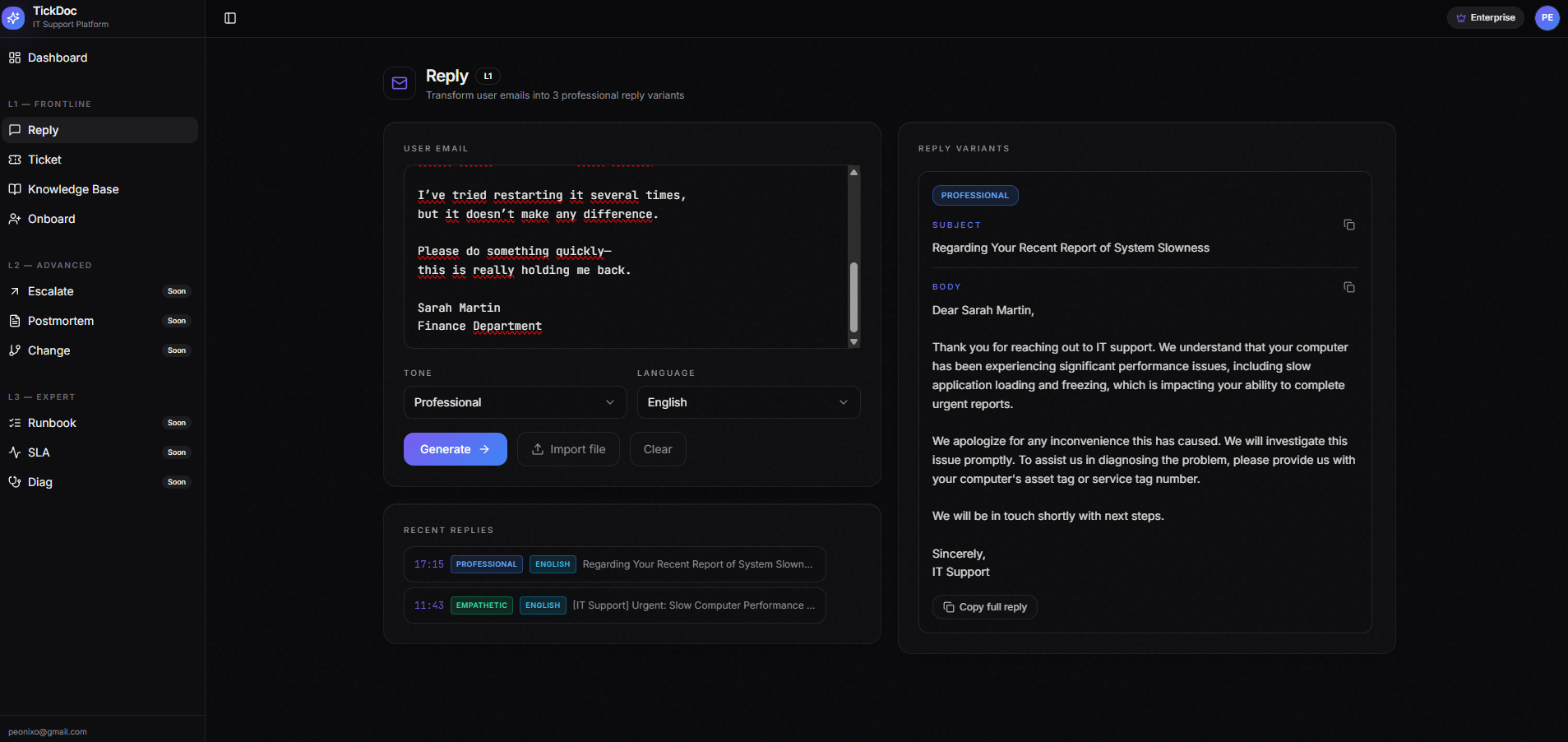 TickDoc gallery image