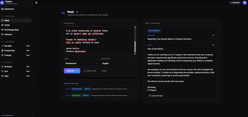 TickDoc screenshot 3