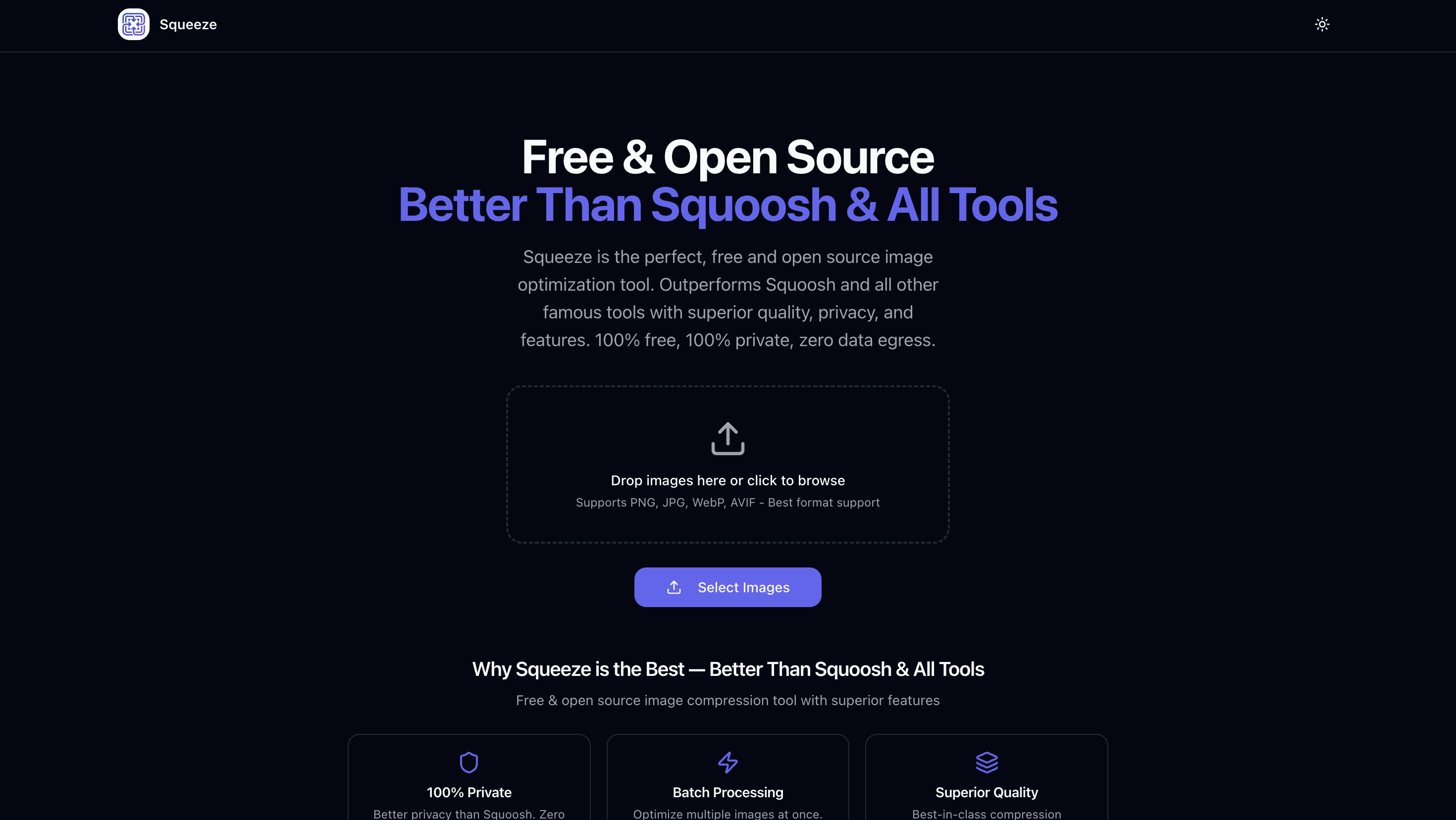 Squeeze  - Screenshot 5 showing product features and functionality