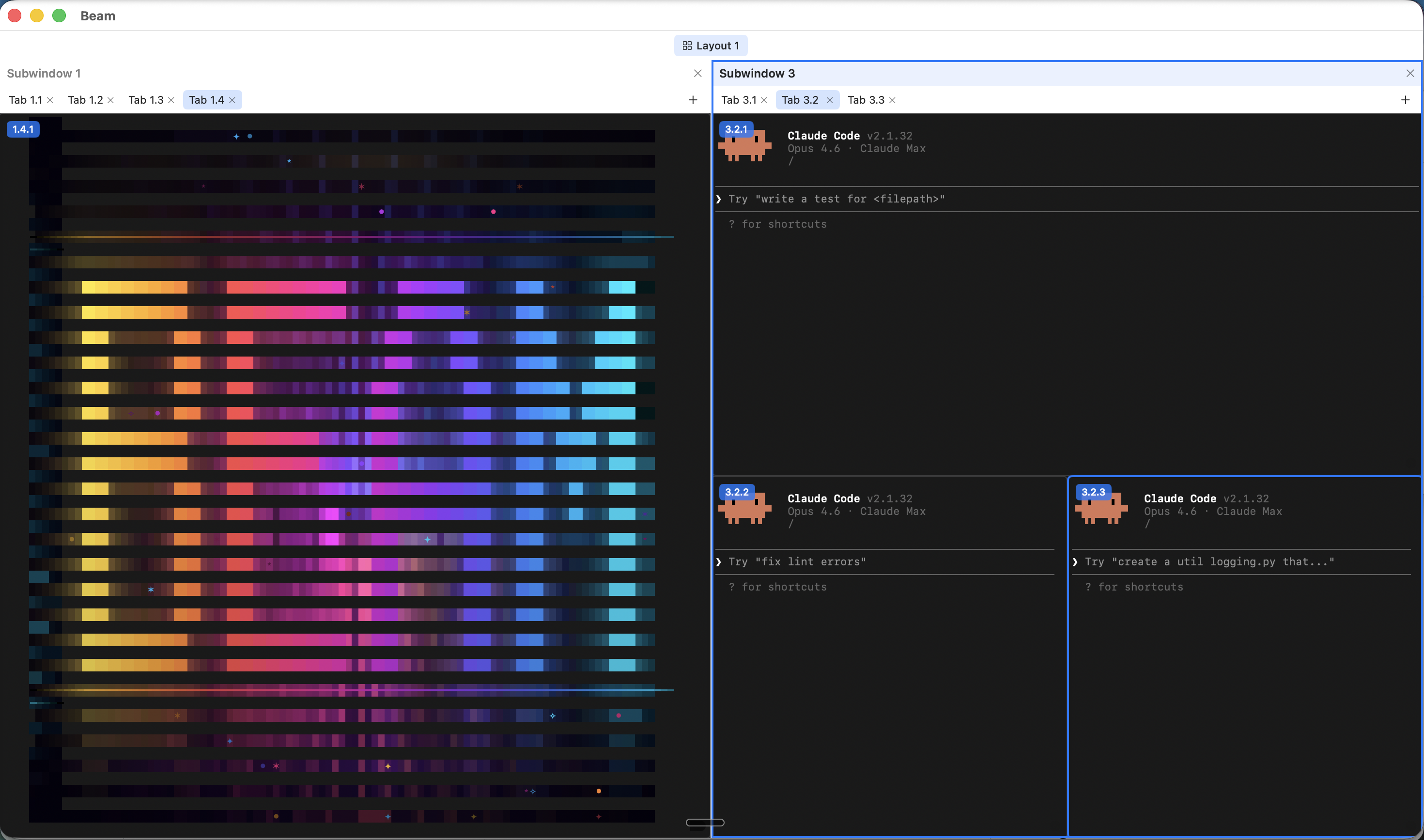 Beam - Main product screenshot demonstrating key features and user interface