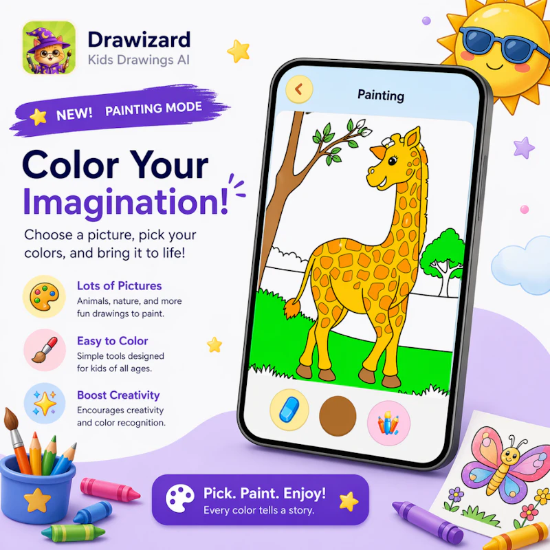 Drawizard AI: Kids Drawings App screenshot 2