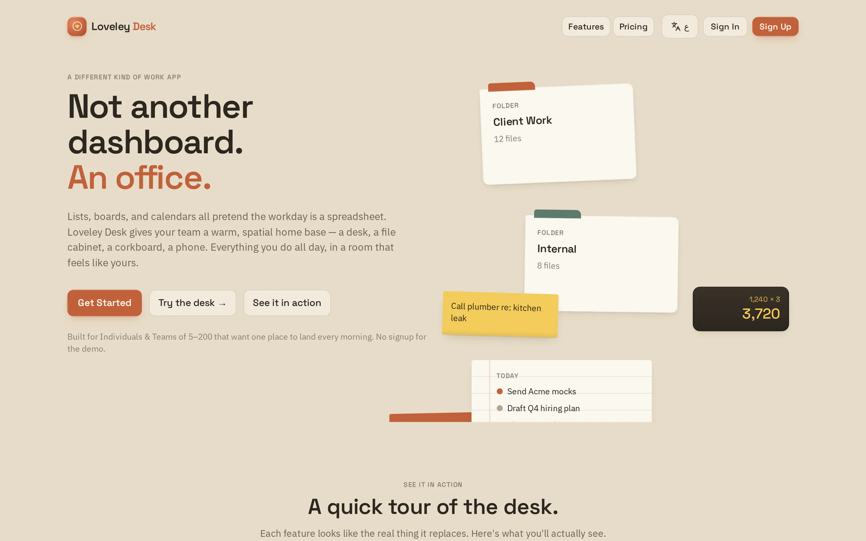 Loveley desk gallery image
