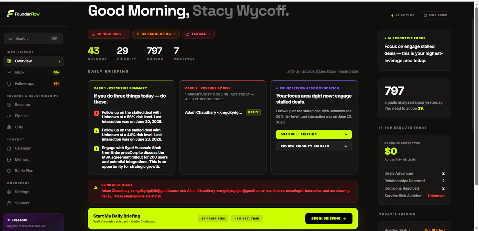 FounderFlow screenshot 1