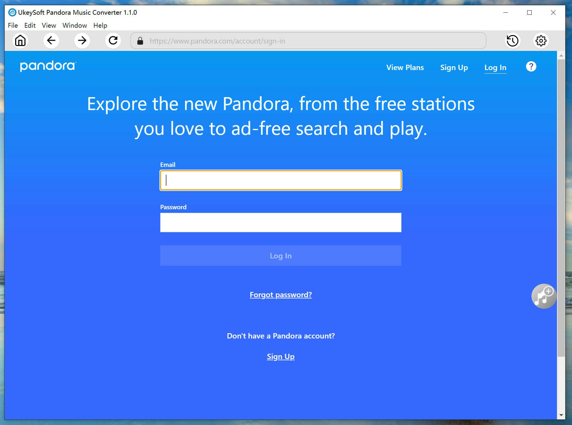 Média Convertisseur de musique Ukeysoft Pandora - Meilleur outil pour convertir la musique pandora en mp3 1