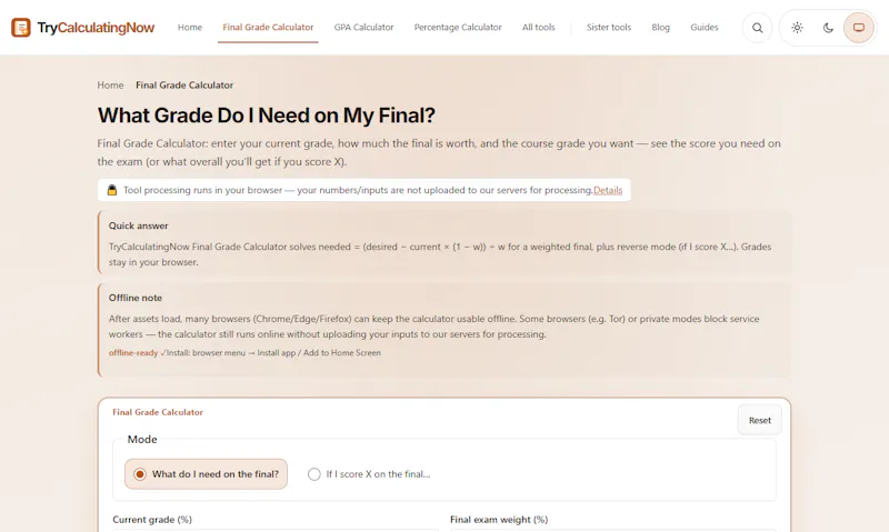 TryCalculatingNow screenshot 3