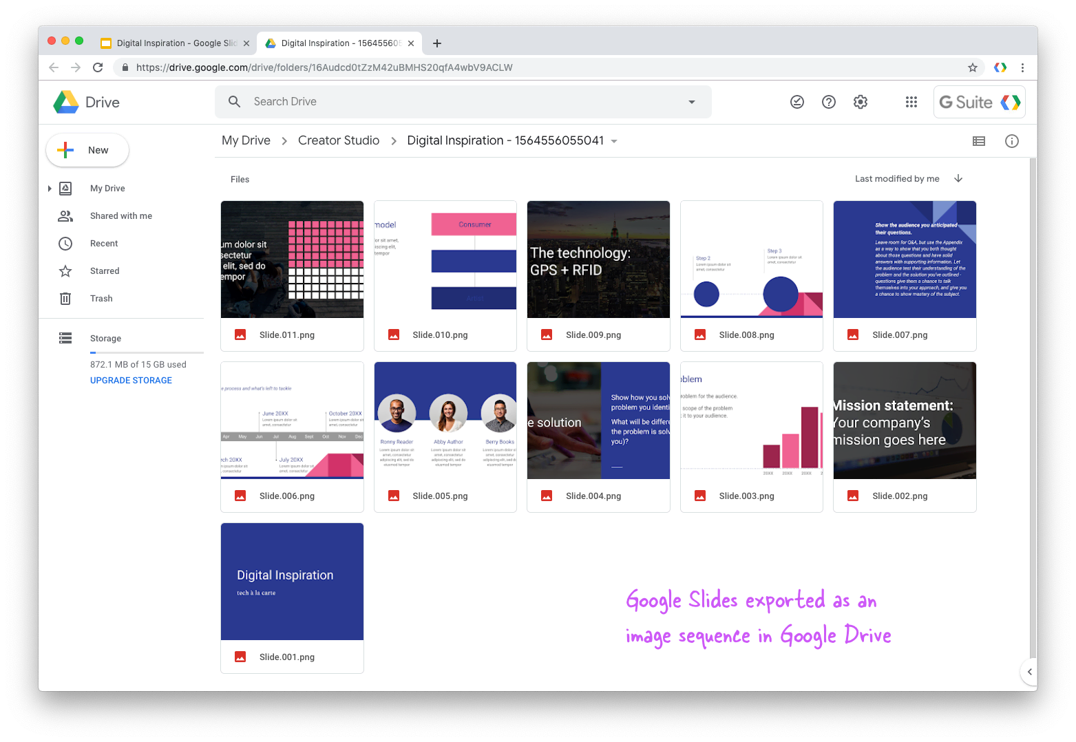 Creator Studio for Google Slides gallery image