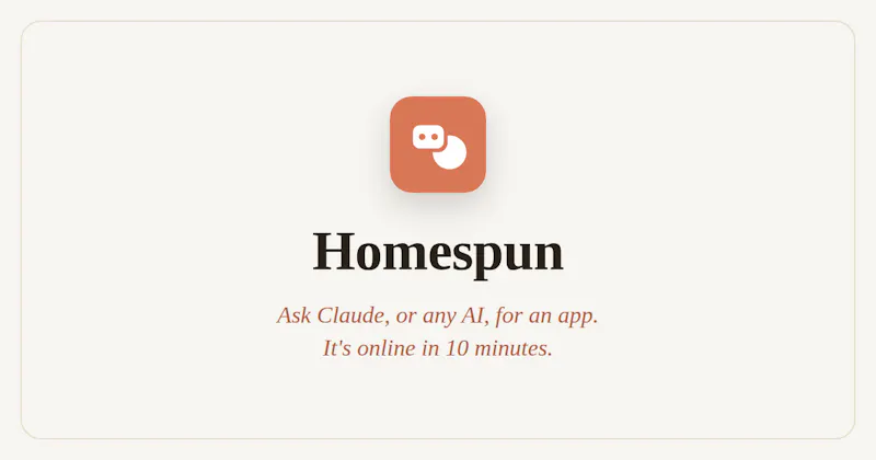 Homespun screenshot 1