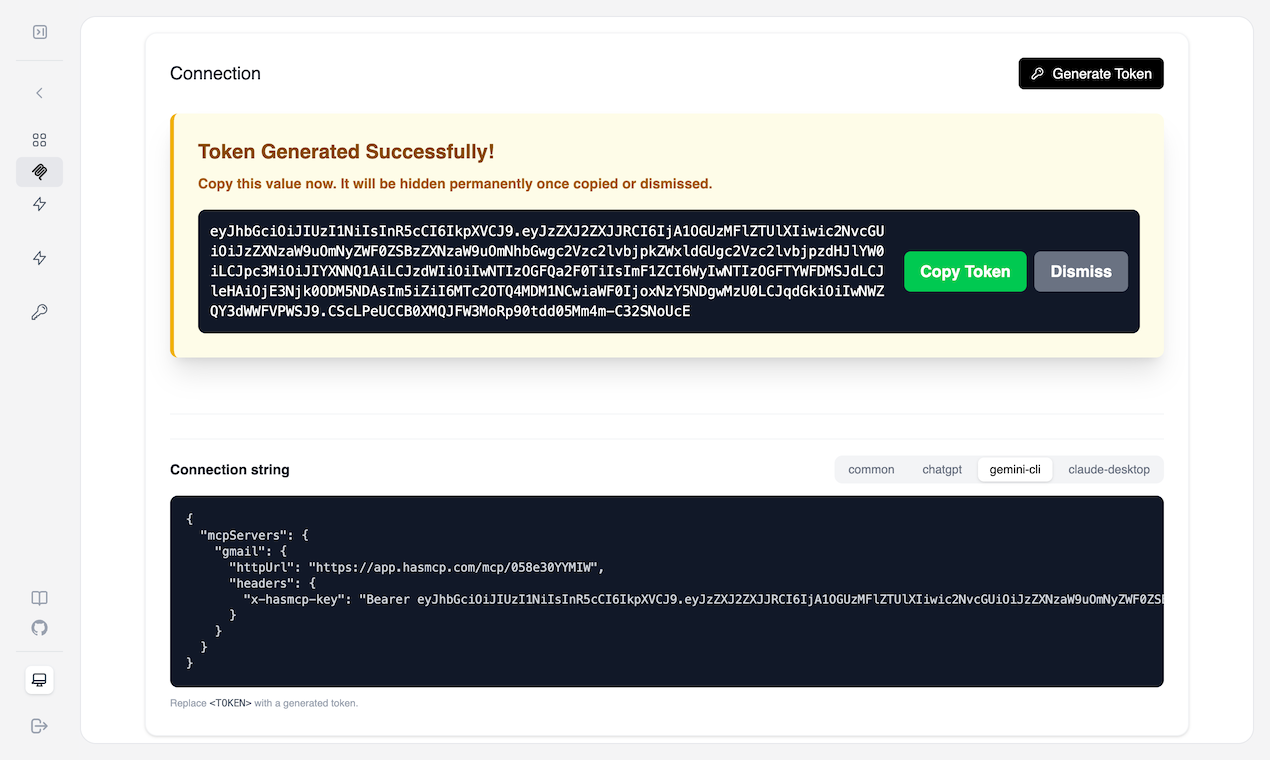 HasMCP - Screenshot 3 showing product features and functionality