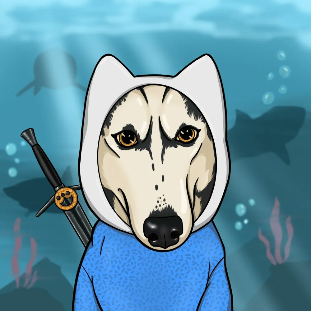Metaverse Dog - Seni Digital di Ton media 2
