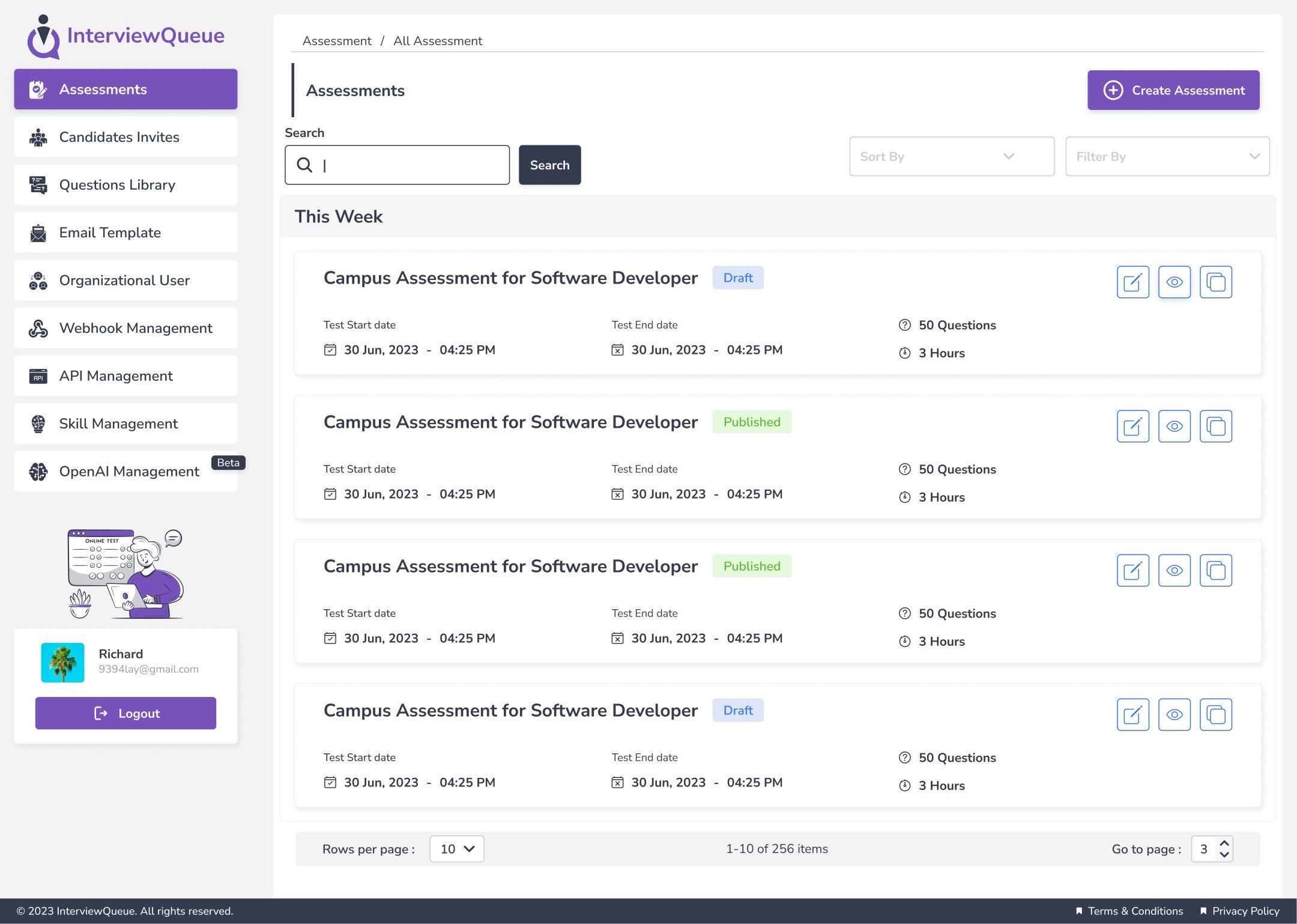 InterviewQueue - InterviewQueue: piattaforma di valutazione di nuova generazione media 5
