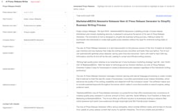 AI Press Release Generator media 3