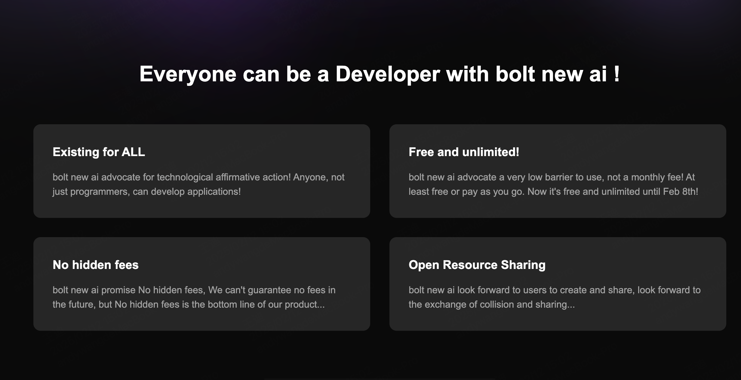 boltnew.ai , boltnew Free version gallery image