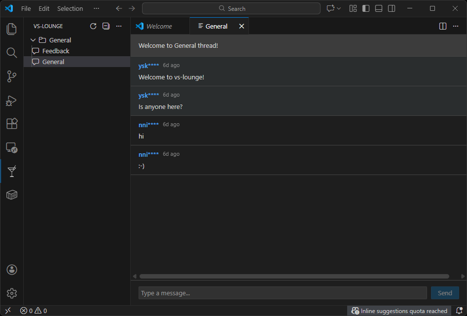 VS Lounge - Screenshot 2 showing product features and functionality