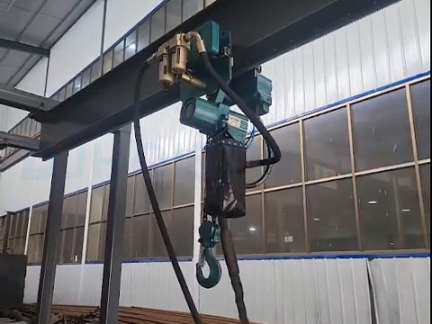 Trolley Type Air Hoist - Main product screenshot demonstrating key features and user interface