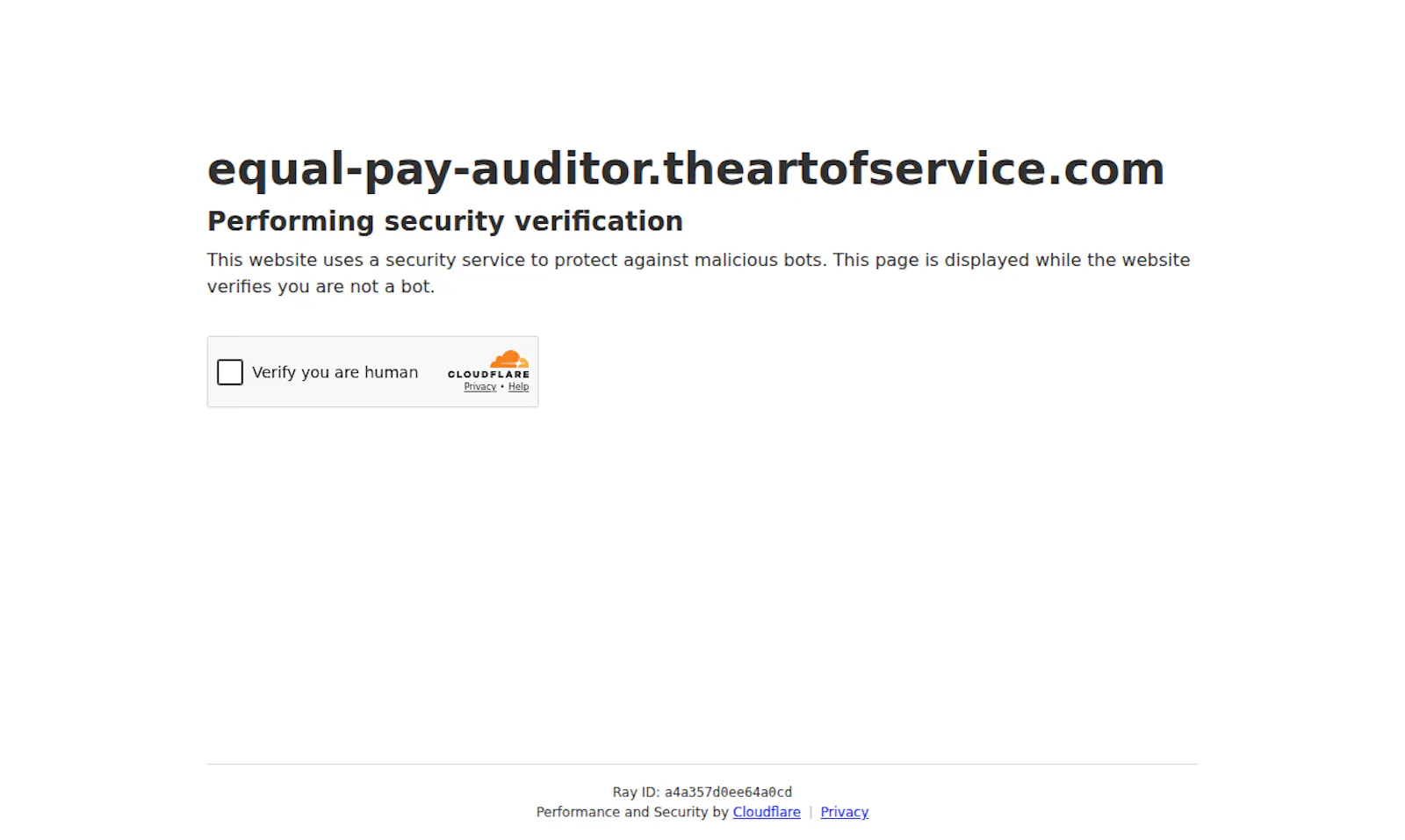 Equal Pay Auditor screenshot 1