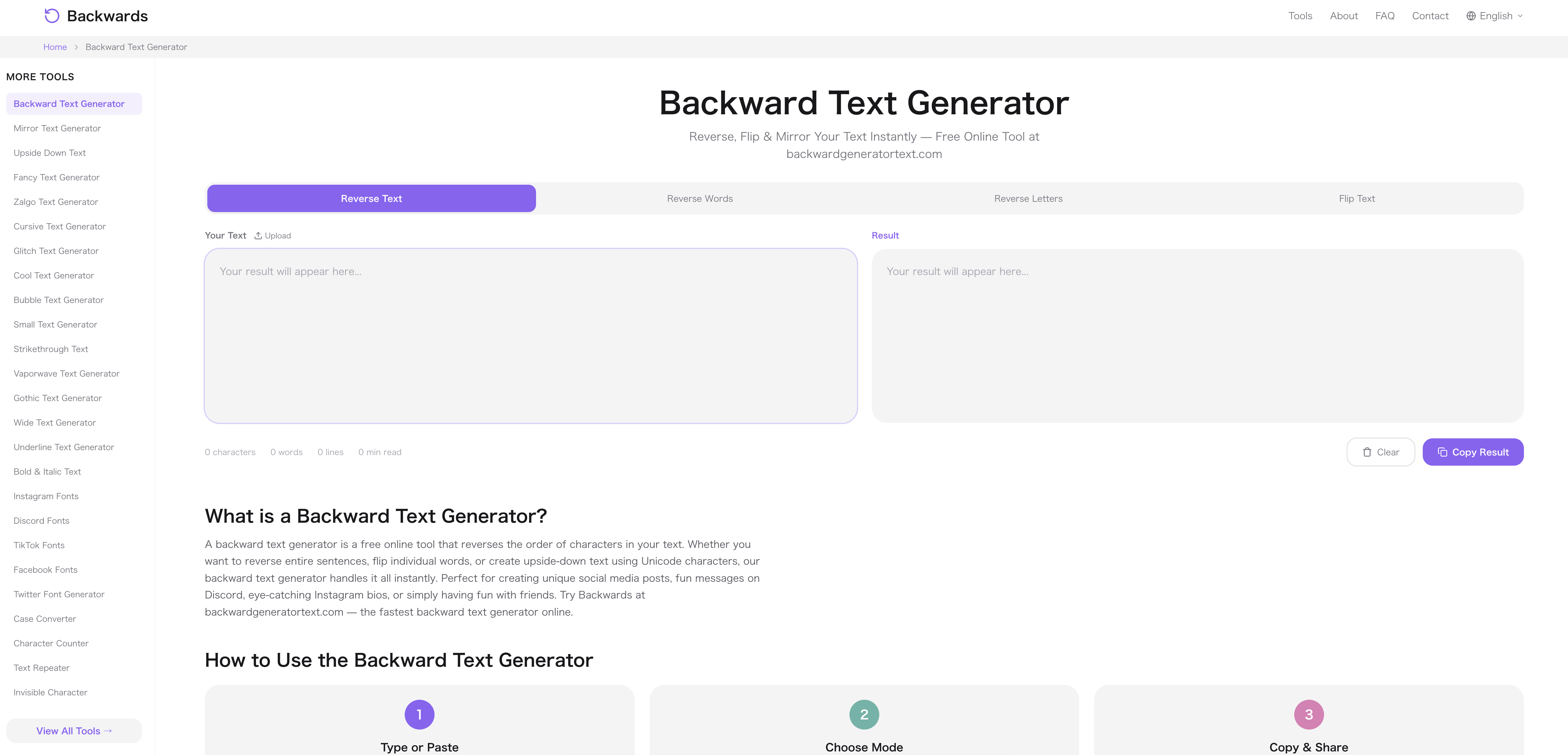 Backwards gallery image