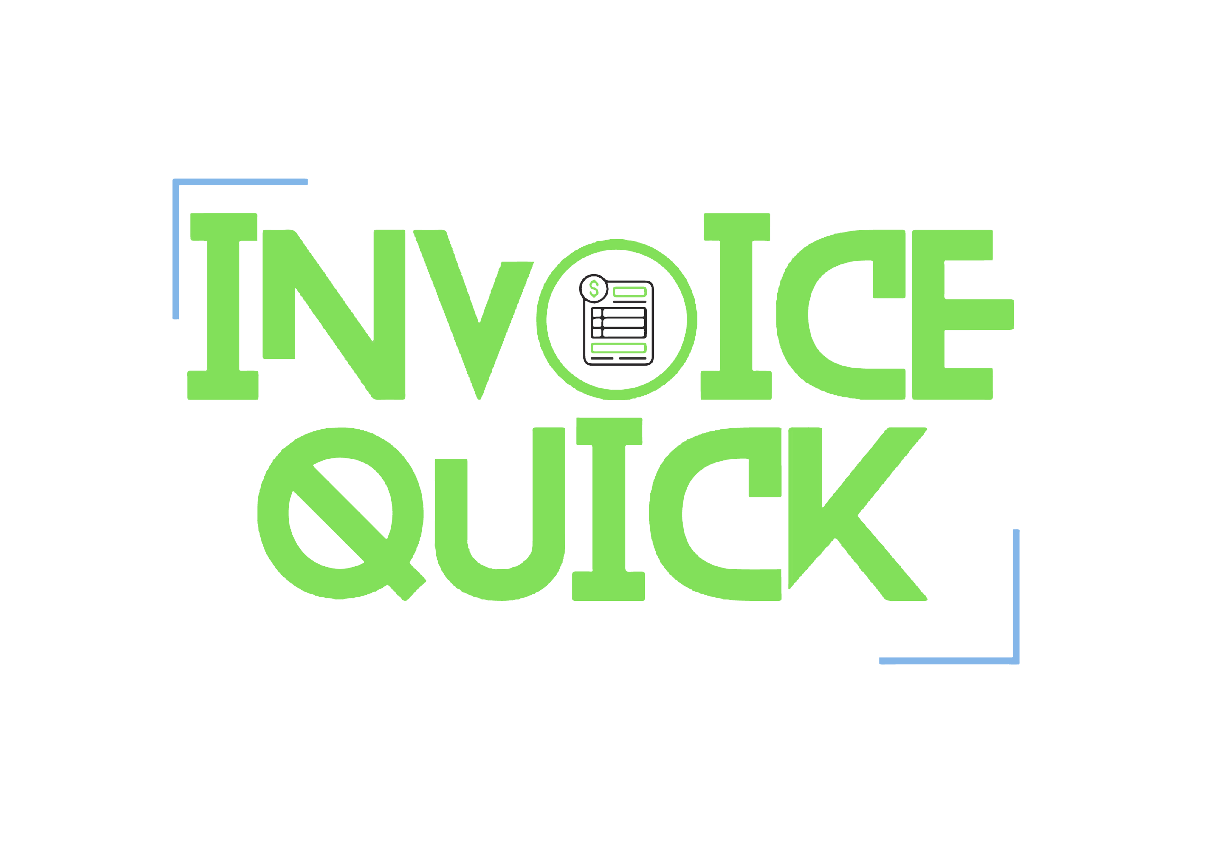 InvoiceQuick - Product Hunt launch logo and brand identity