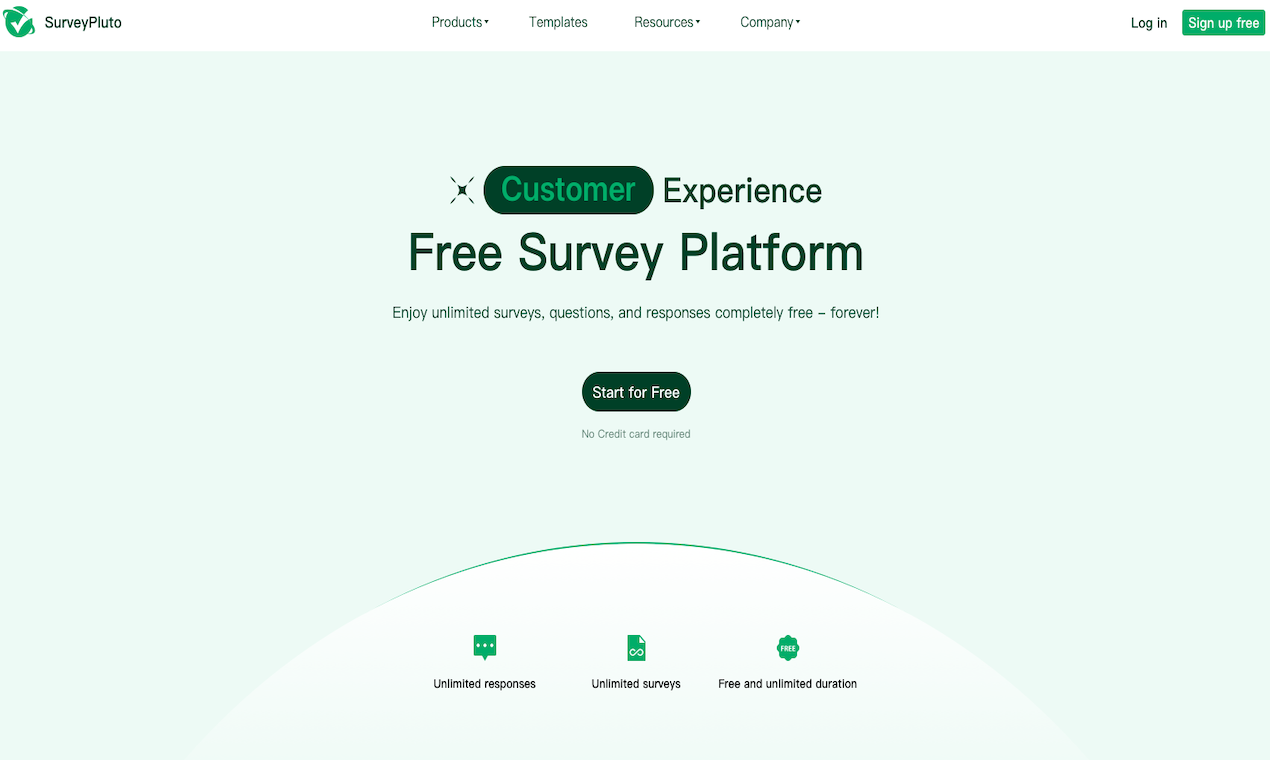 startuptile SurveyPluto-Survey platform with unlimited surveys questions responses