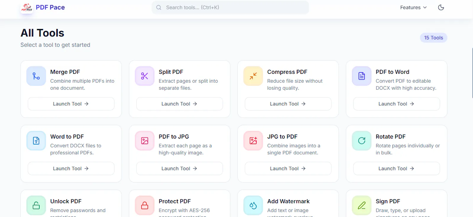 PDF Pace — Free Online PDF Converter screenshot 2