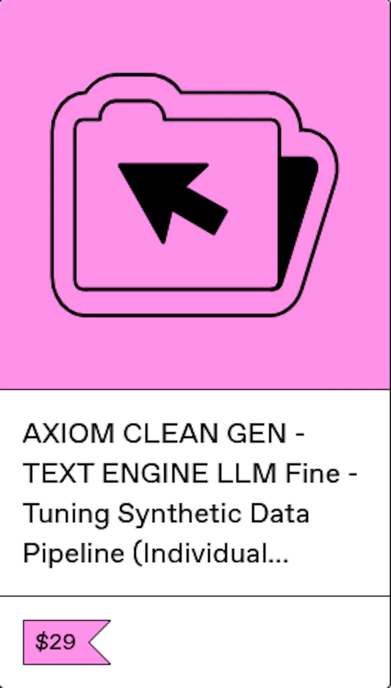 Axiom Clean AI Data Pipeline screenshot 1