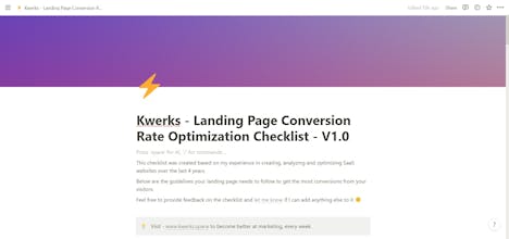 Ultimate 54-point Conversion Checklist gallery image