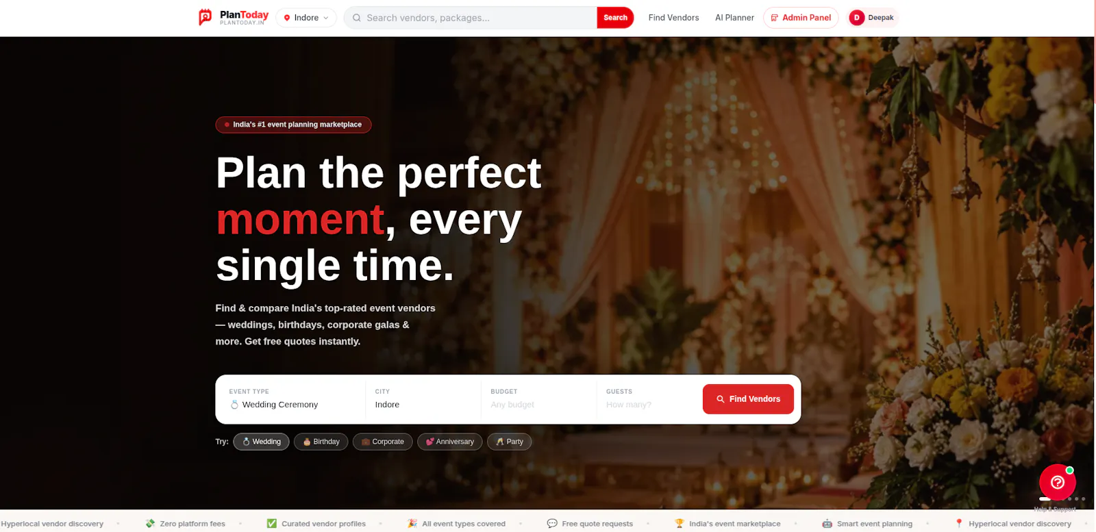 India's Event Vendor Marketplace screenshot 3