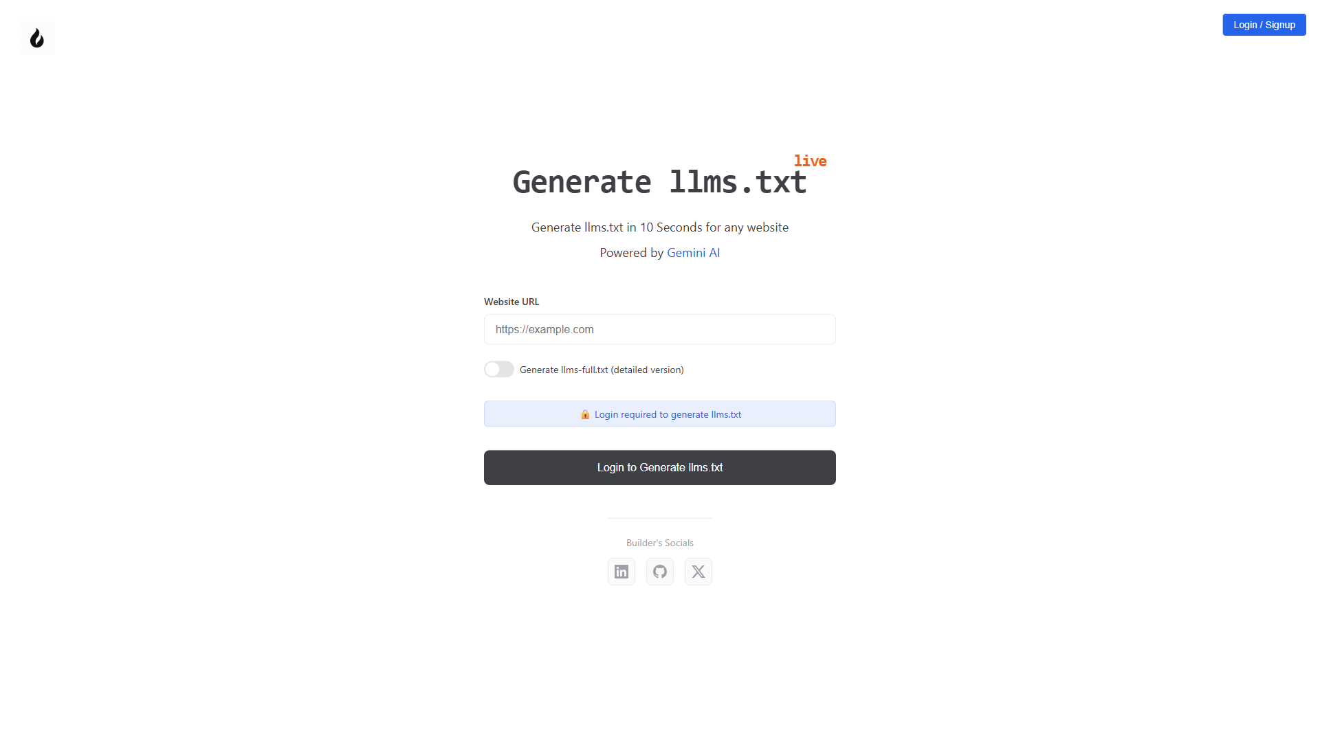 llms.txt-अपनी वेबसाइट AI-READABLE बनाएं - AI को आसानी से पढ़ने में मदद करने के लिए llms.txt उत्पन्न करें मीडिया 1