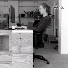 VILNO | ERGONOMIC OFFICE KNEELING CHAIR gallery image