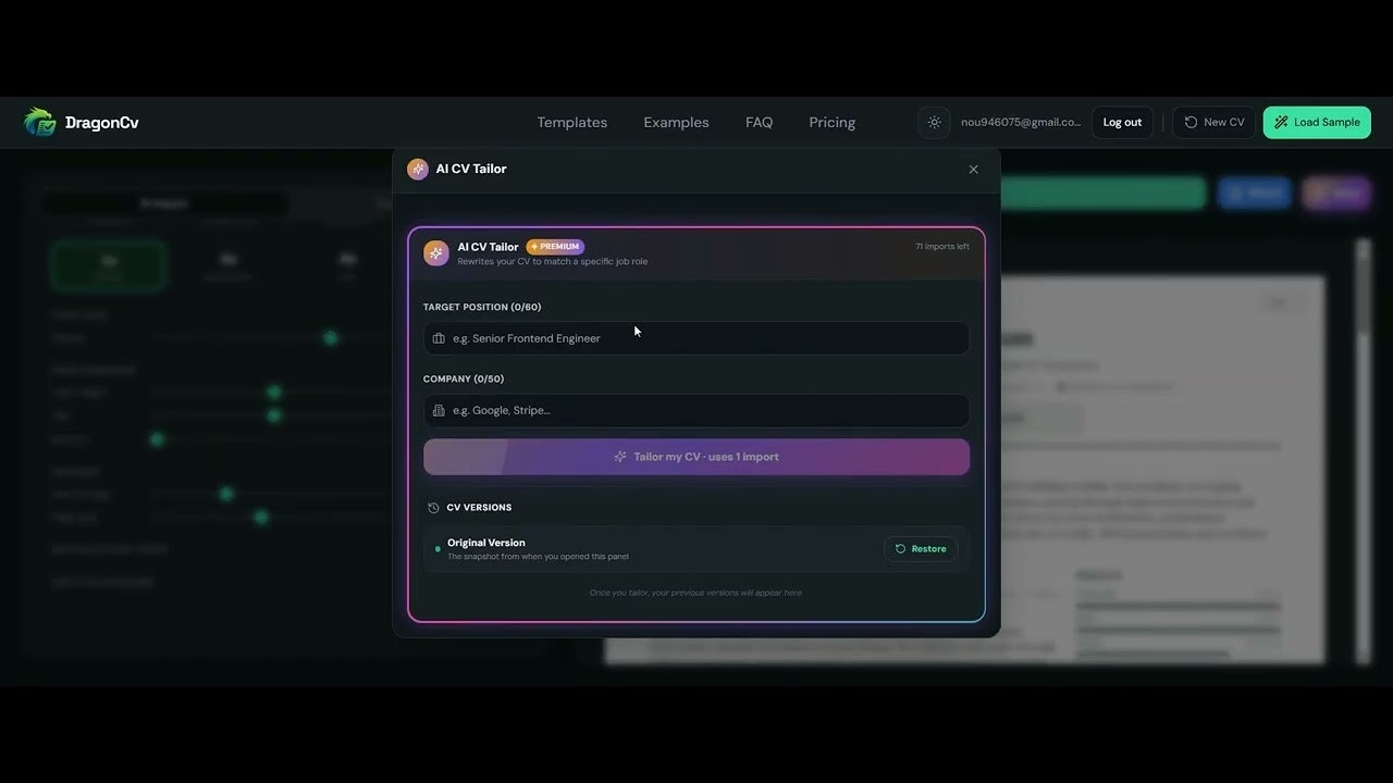 DragonCV gallery image