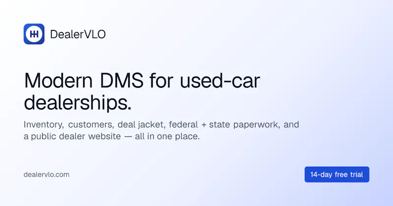 DealerVLO screenshot 2
