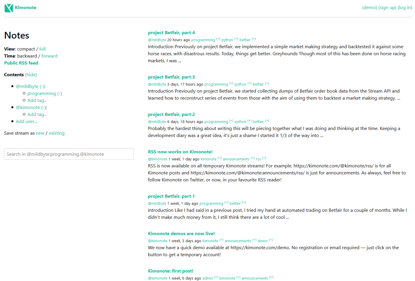 Kimonote gallery image