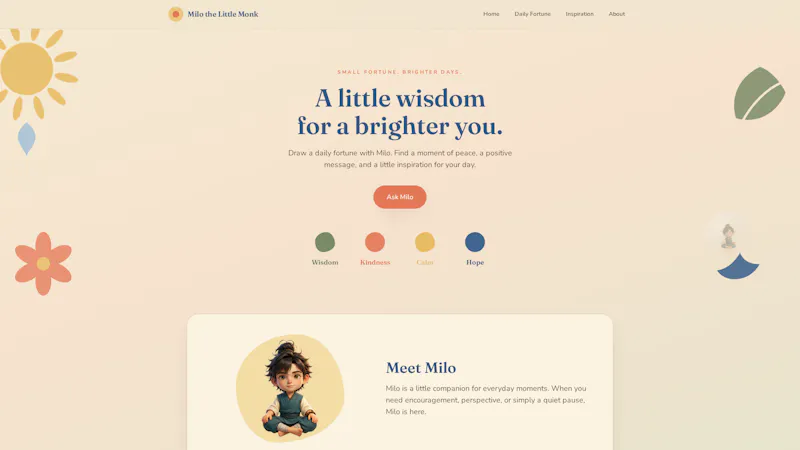 Milo the Little Monk screenshot 2
