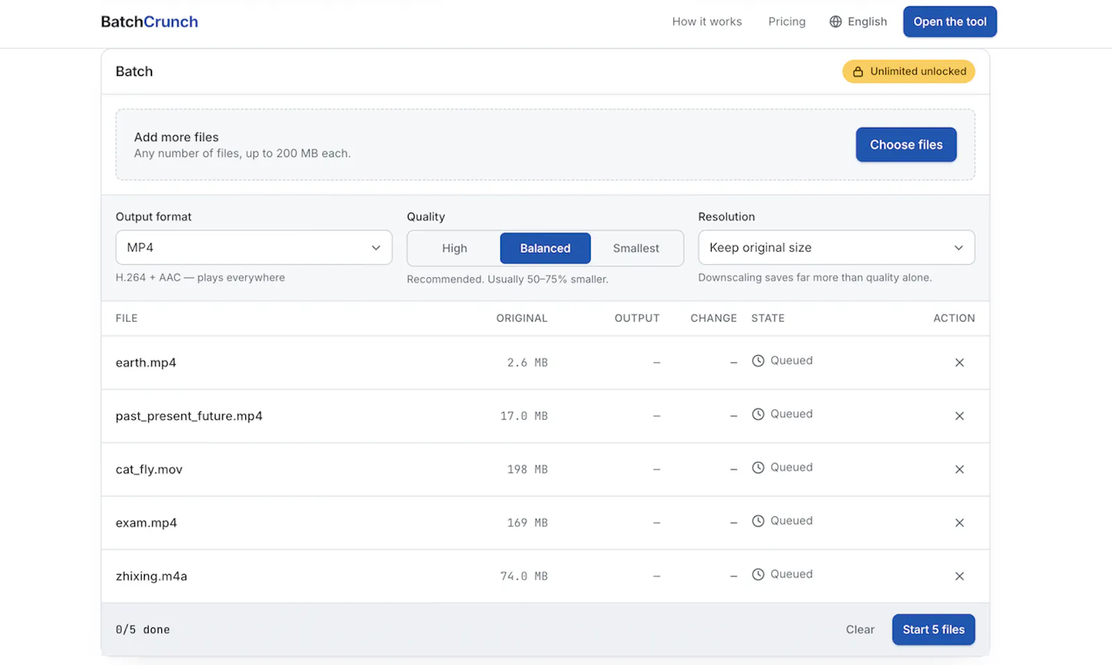 BatchCrunch screenshot 2