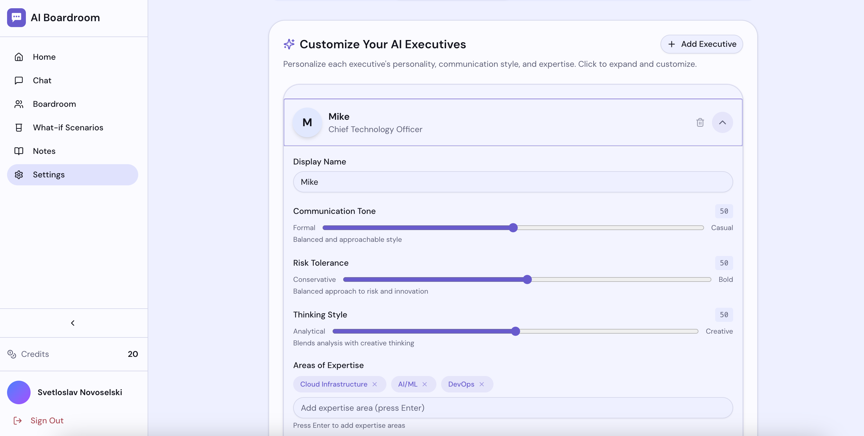AI Boardroom gallery image