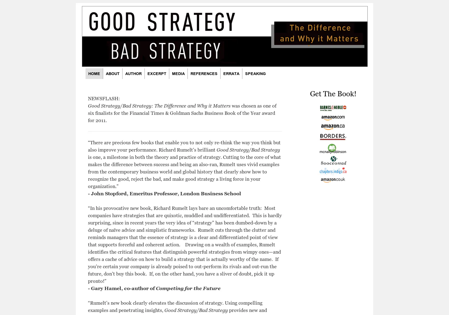 Good Strategy / Bad Strategy