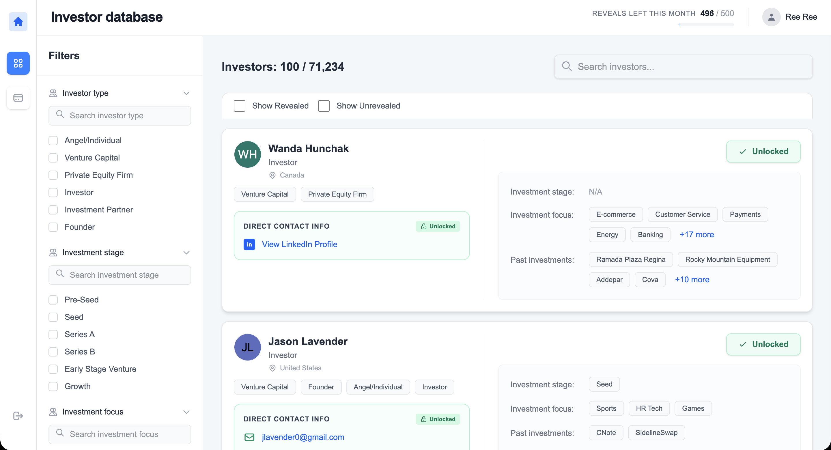 Angel Investor Database gallery image