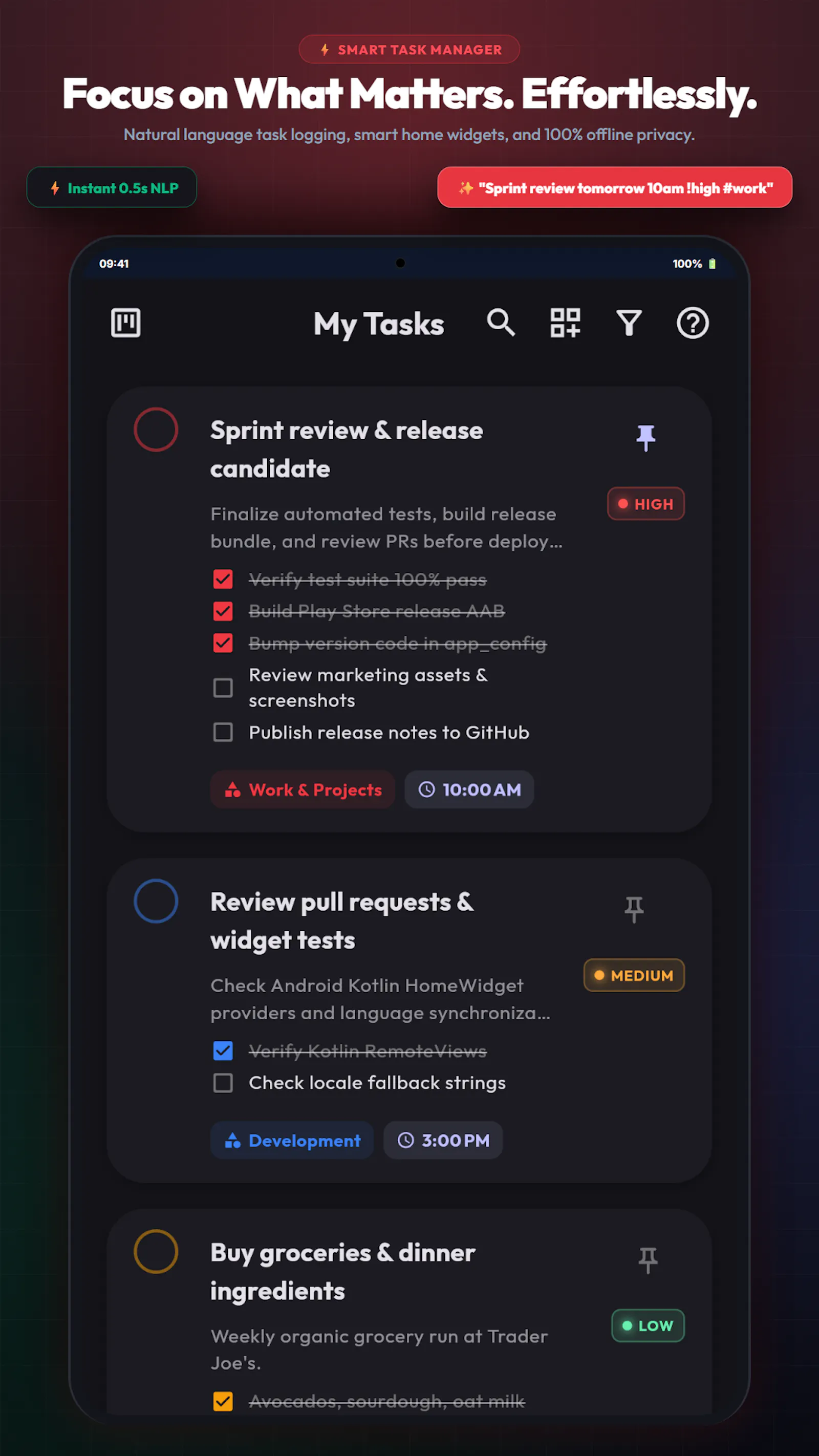 ROCIs Tasks screenshot 2