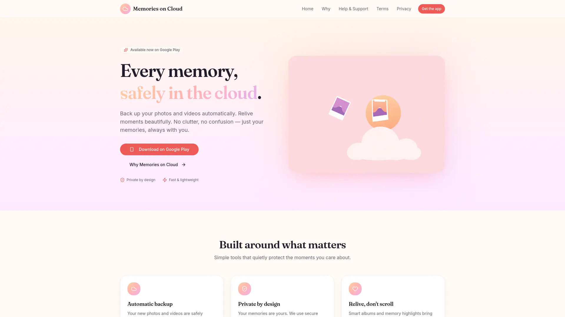 Memories on Cloud gallery image