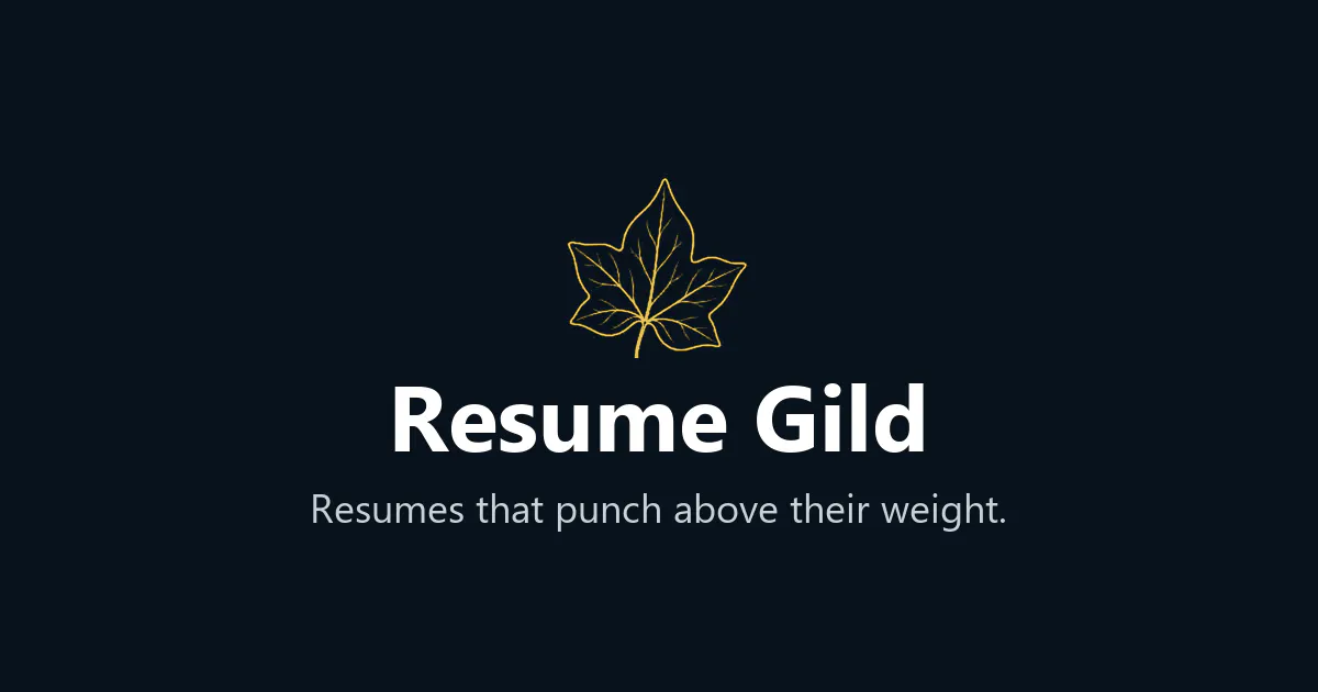 Resume Gild gallery image