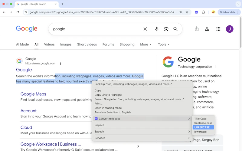 One-Click Text Case Converter screenshot 2