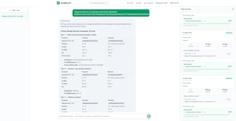 SeqBench screenshot 3