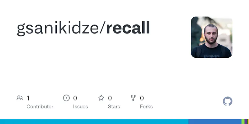 Recall screenshot 1