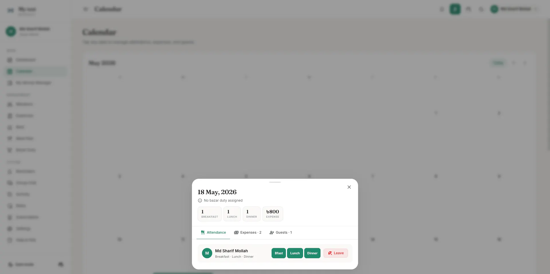 MessMate – Mess & Shared Living Manager gallery image