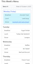 Simple Meal Planner gallery image