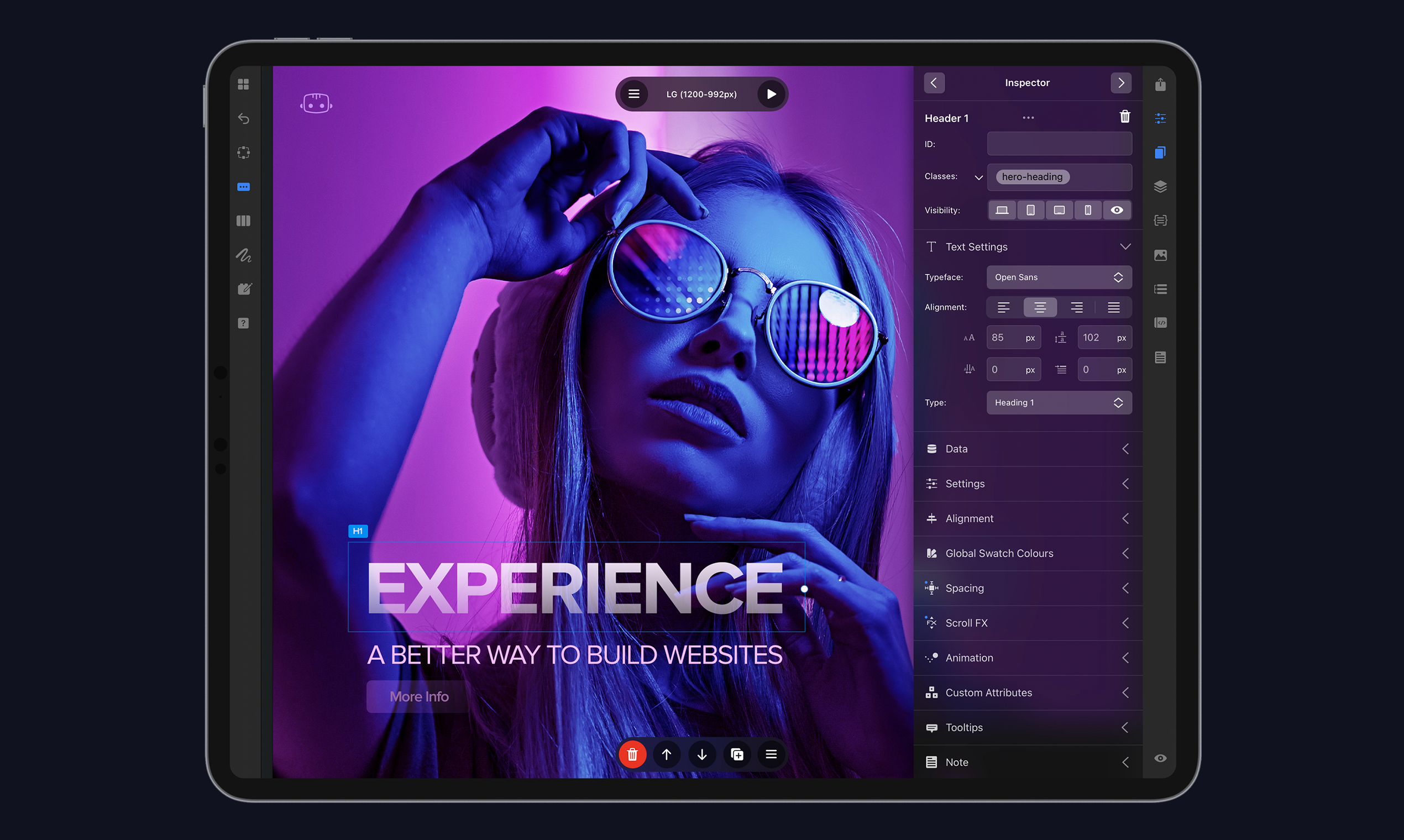 Блок для iPad - Сила для создания красивых сайтов, под рукой. медиа 2