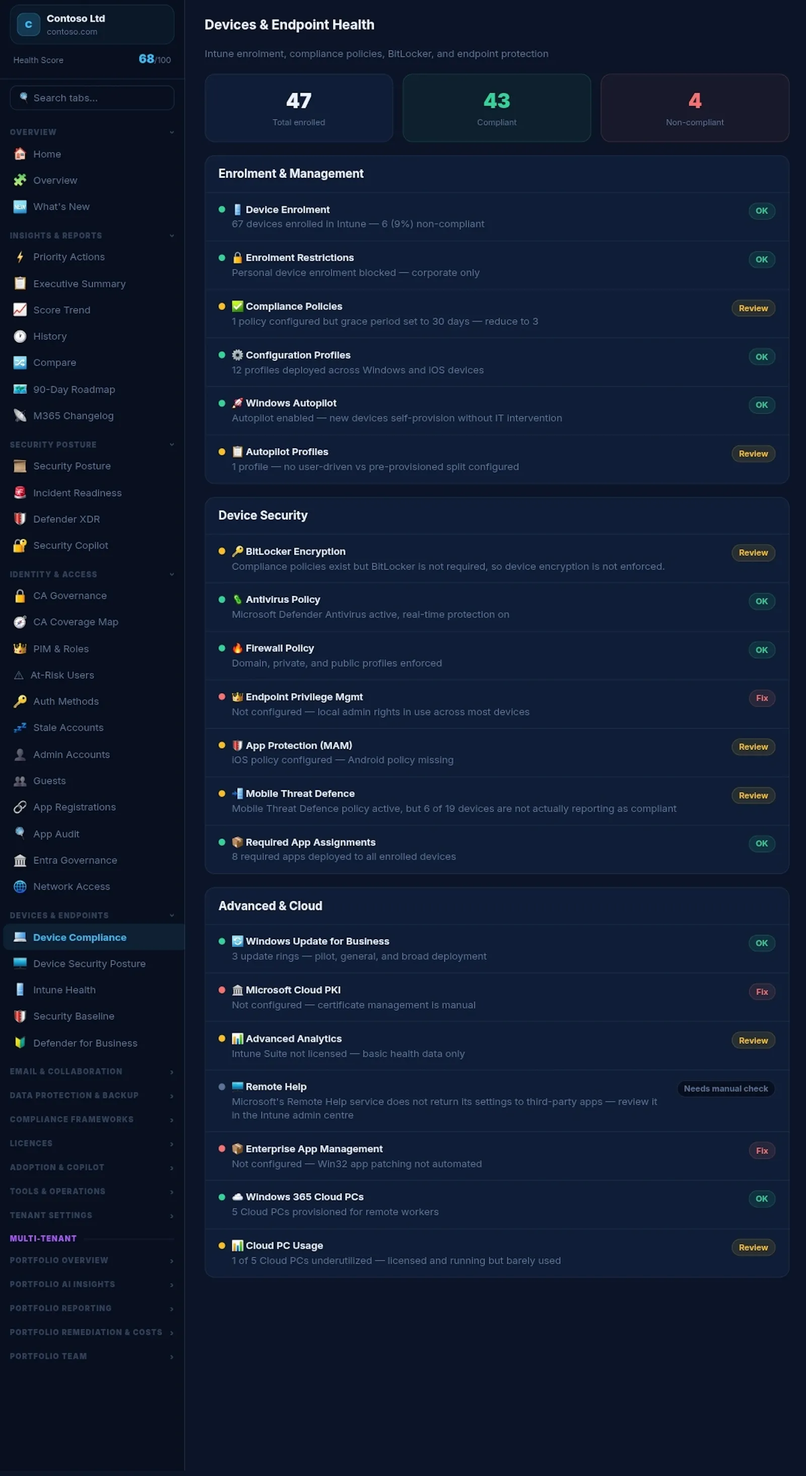 M365Clarity screenshot 4