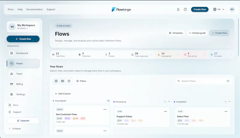 Flowlange screenshot 3