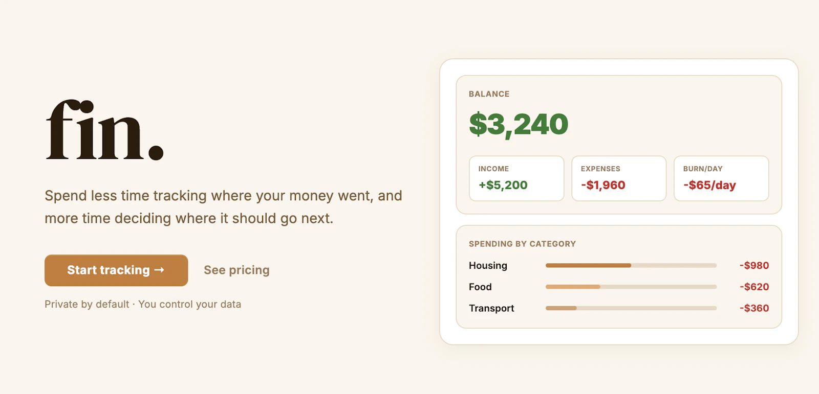 Fin screenshot 1